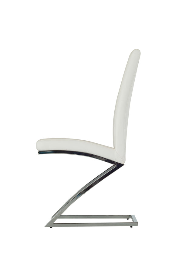 Angora Modern White Dining Chair (Set Of 2) Model VGHR3168-WHT