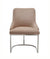 Modrest Daria Modern Beige Velvet And Stainless Steel Dining Chair Set Of 2Model VGZA-Y632-BG-DC