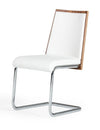 Morgan Modern White & Walnut Dining Chair (Set Of 2) Model VGEWF3175BE-WHT