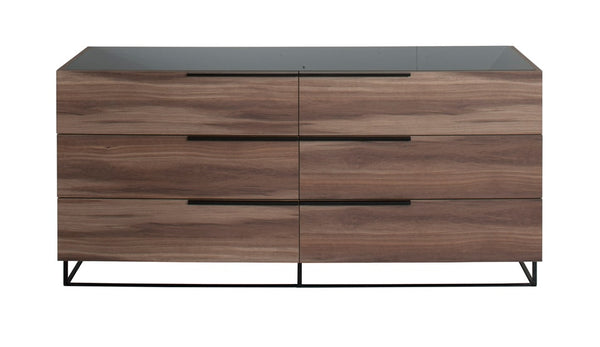 Nova Domus Matteo Modern Italian Walnut Dresser Model VGACMATTEO-DRS