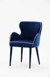 Modrest Tigard Mid Century Blue Fabric Dining Chair Model VGEU-MC-8883CH-A-BLU