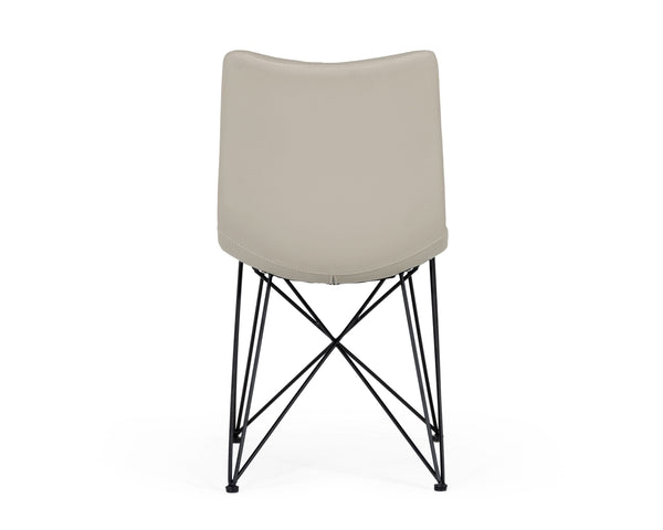 Naomi Modern Grey Leatherette Dining Chair (Set Of 2) Model VGEWF3205AA-GRY
