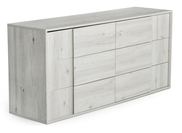 Nova Domus Asus Italian Modern White Washed Oak Dresser Model VGACASUS-DRS-ASH