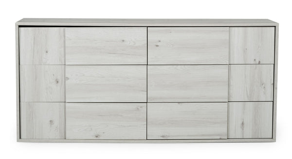 Nova Domus Asus Italian Modern White Washed Oak Dresser Model VGACASUS-DRS-ASH