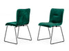 Modrest Yannis Modern Green Fabric Dining Chair (Set Of 2) Model VGMAMI-913-GRN
