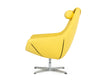 Modern Kenora Modern Yellow Eco Leather Accent ChairModel VGBNEC-096
