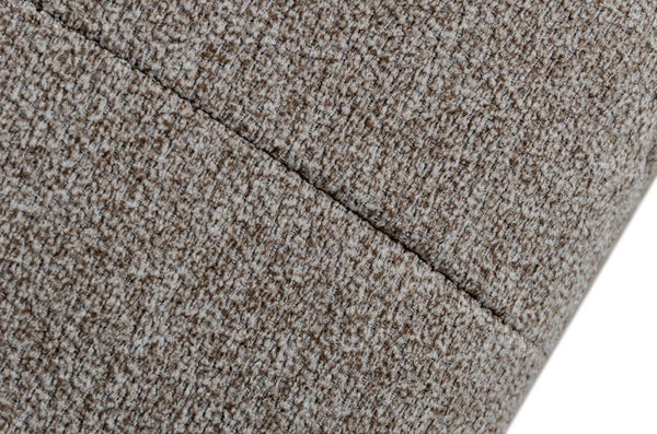 David Ferrari Natura Italian Modern Light Taupe Fabric Sectional Sofa With Manual Recliner Model VGFTNATURA