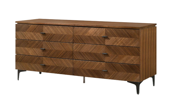 Modrest Paula Mid Century Walnut Dresser Model VGMABR-103-DR