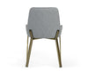 Modrest Ganon Modern Grey & Antique Brass Dining Chair Model VGGAGA-6736CH-GRY-DC