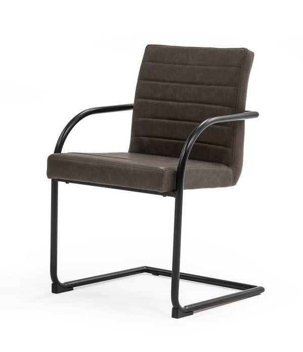Modrest Ivey Modern Brown Dining Chair (Set Of 2) Model VGSWSFC118-BRN-A-DC