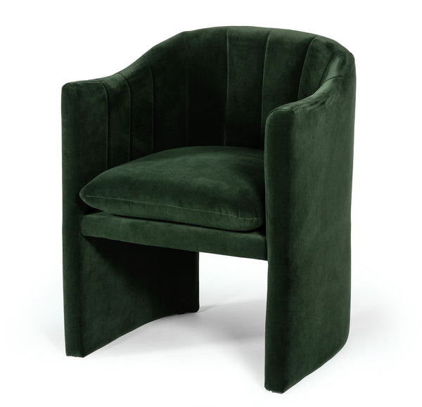 Modrest Danube Modern Jade Green Fabric Dining Chair Model VGEUMC-9704CH-A-GRN