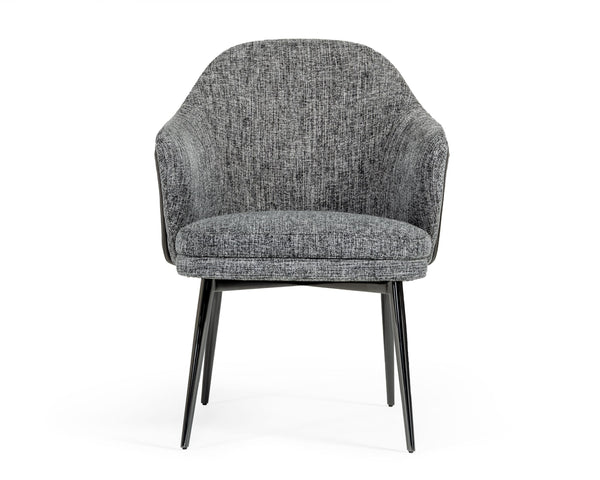 Modrest Cora Modern Grey Fabric & Leatherette Dining Chair Model VGCSCH-19005-GRY-DC