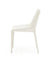 Modrest Halo Modern Ivory Saddle Leather Dining Chair Set Of 2 Model VGYF-DC1113-I