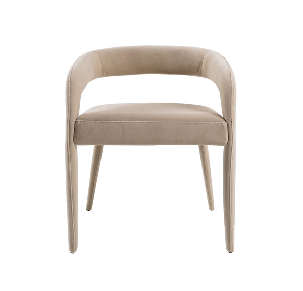 Modrest Mundra Modern Beige Fabric Dining Chair Model VGEUMC-9651CH-A-BGE