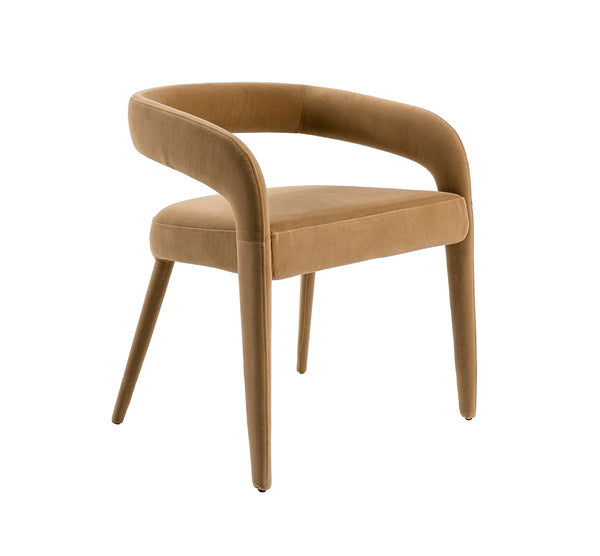 Modrest Mundra Modern Tan Fabric Dining Chair Model VGEUMC-9651CH-A-TAN