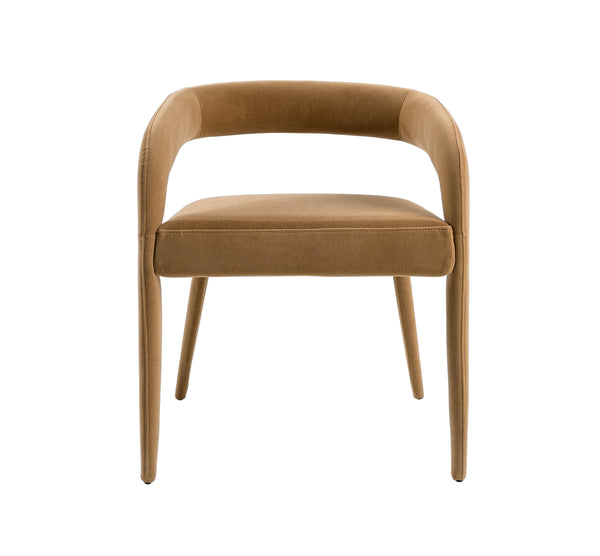 Modrest Mundra Modern Tan Fabric Dining Chair Model VGEUMC-9651CH-A-TAN