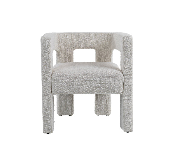 Modrest Drea Modern White Fabric Dining Chair Model VGEUMC-9653CH-A-WHT