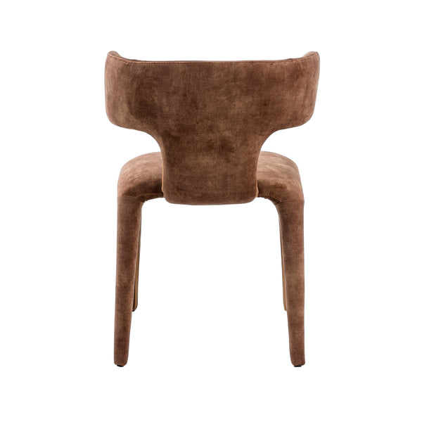 Modrest Saehee Modern Camel Velvet Fabric Dining Chair Model VGEUMC-7512CH-DECENT-004
