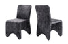 Modrest Ditka Modern Grey Velvet Dining Chair (Set Of 2) Model VGEUMC-7510CH-DECENT-032