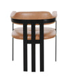 Modrest Hazen Modern Camel Leather & Black Iron Dining Chair Model VGOD-ZW-23151-CML