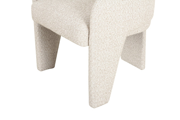 Modrest Cando Modern Beige Fabric Dining Chair Model VGOD-ZW-23097-BGE