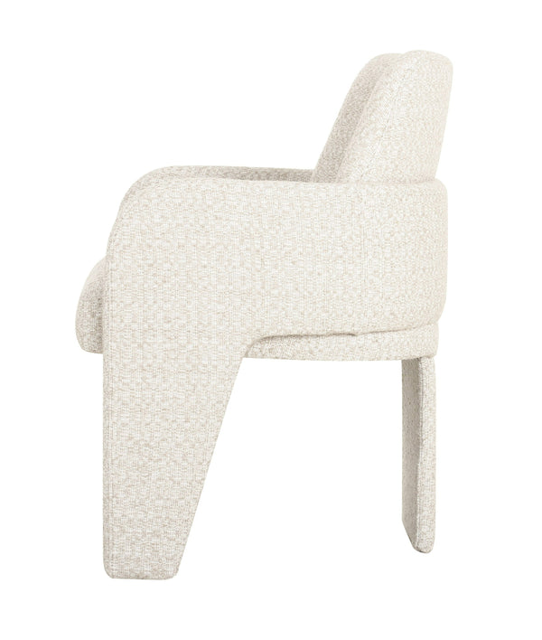 Modrest Cando Modern Beige Fabric Dining Chair Model VGOD-ZW-23097-BGE