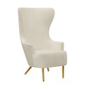 Julia Cream Wingback Chair By Inspire Me! Home Decor Model: TOV-A2044-C