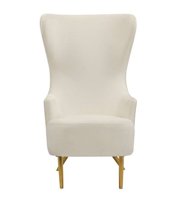 Julia Cream Wingback Chair By Inspire Me! Home Decor Model: TOV-A2044-C