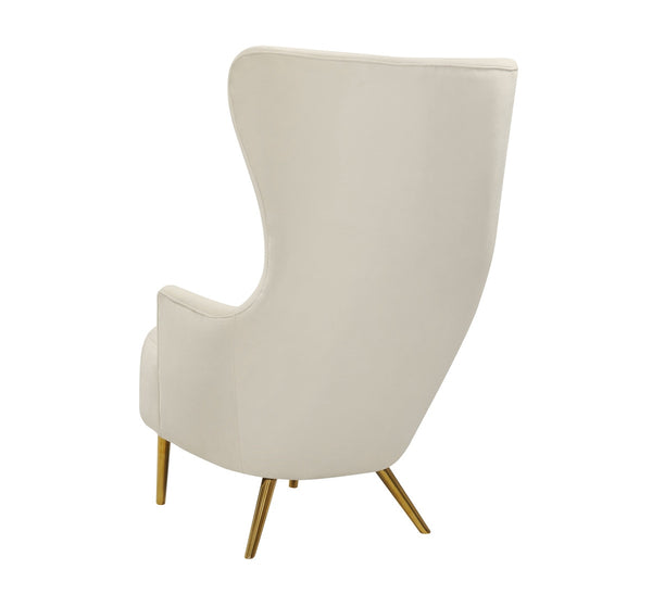 Julia Cream Wingback Chair By Inspire Me! Home Decor Model: TOV-A2044-C