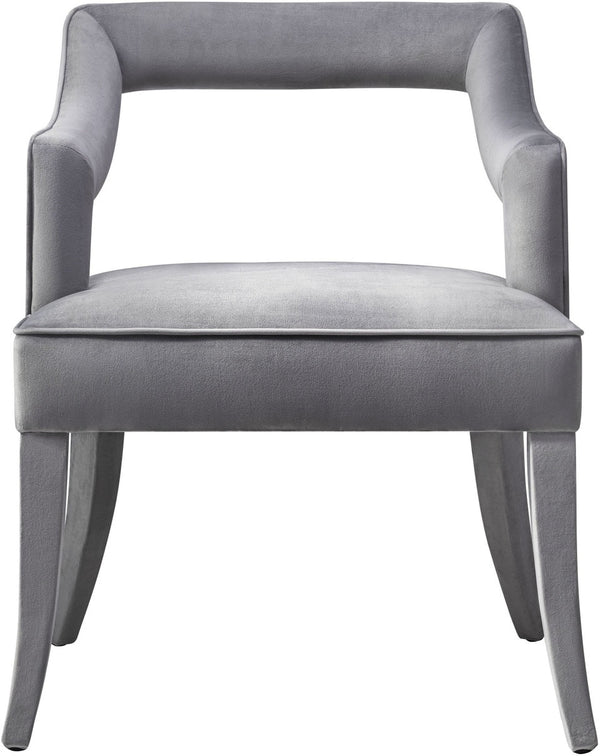 Tiffany Grey Velvet Chair Model: TOV-A210
