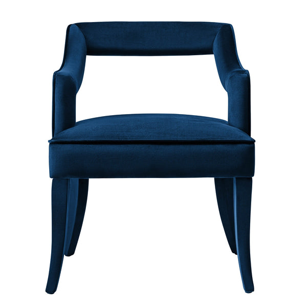 Tiffany Navy Velvet Chair Model: TOV-A212