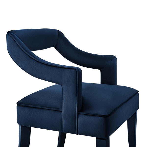 Tiffany Navy Velvet Chair Model: TOV-A212