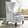Bristol Silver Croc Tall Chair Model: TOV-A89