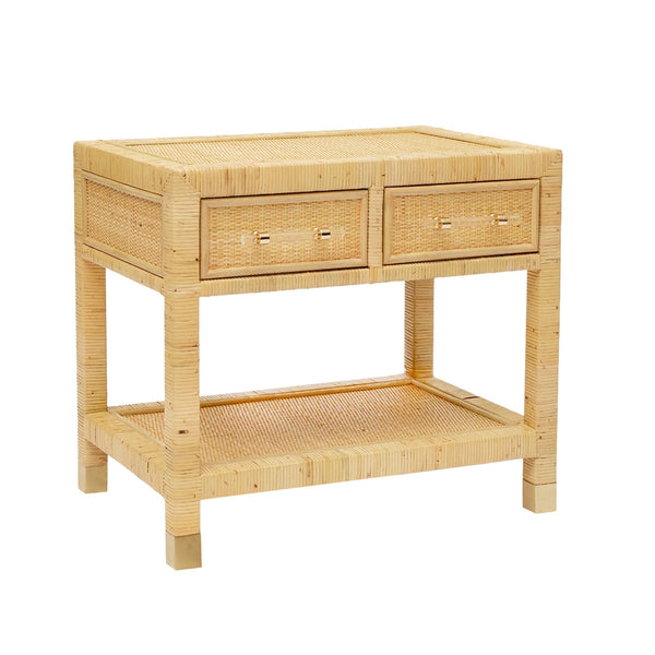 Amara Natural Rattan Nightstand Model: TOV-B21027