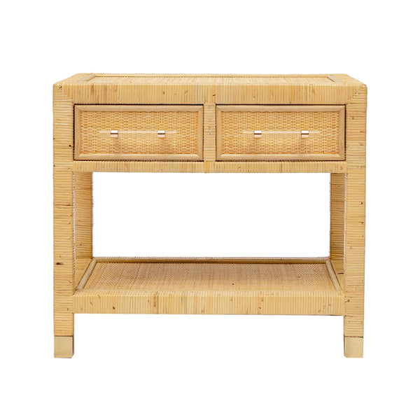 Amara Natural Rattan Nightstand Model: TOV-B21027