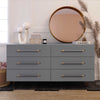 Trident Grey 6 Drawer Dresser Model: TOV-B44094