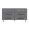 Trident Grey 6 Drawer Dresser Model: TOV-B44094