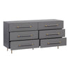 Trident Grey 6 Drawer Dresser Model: TOV-B44094