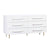 Trident White 6 Drawer Dresser Model: TOV-B44095