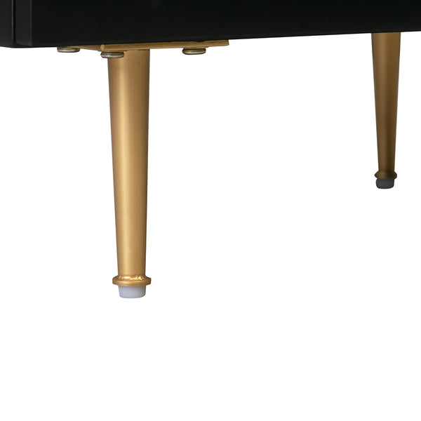 Trident Black 6 Drawer Dresser Model: TOV-B44096