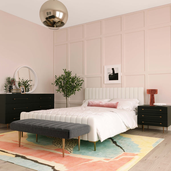 Trident Black 6 Drawer Dresser Model: TOV-B44096