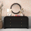 Hump 6 Drawer Black Dresser Model: TOV-B44098