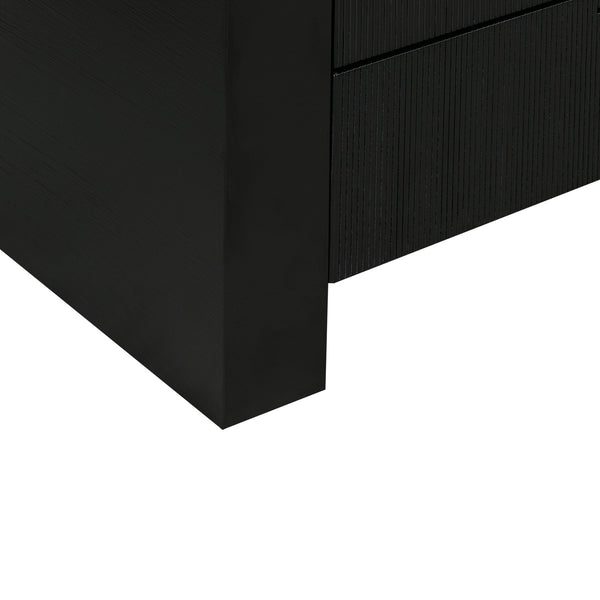 Hump 6 Drawer Black Dresser Model: TOV-B44098