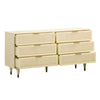 Sierra Buttermilk 6 Drawer Dresser Model: TOV-B44113
