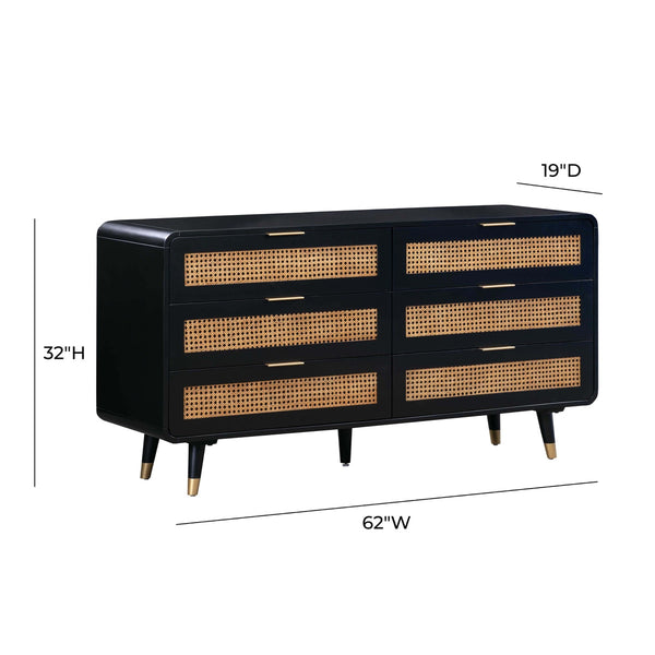 Christine 6 Drawer Dresser Model: TOV-B44133