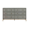 Pesce Shagreen 6 Drawer Dresser Model: TOV-B44147