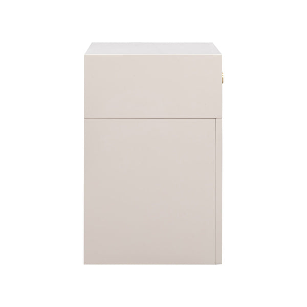 Suzie Cream & Rattan Nightstand Model: TOV-B54203