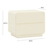 Sagura Cream Nightstand Model: TOV-B54228