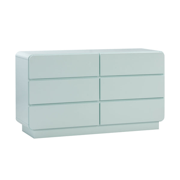 Sagura Blue 6-Drawer Dresser Model: TOV-B54231