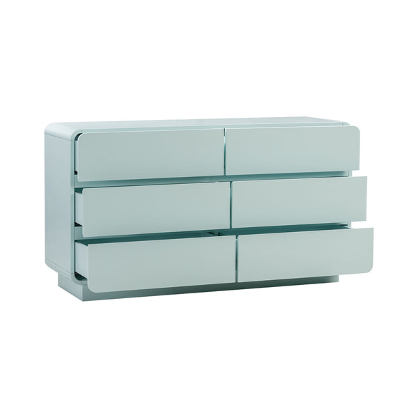 Sagura Blue 6-Drawer Dresser Model: TOV-B54231